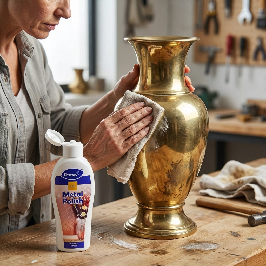 Flytande Metallpolish För Hemmet