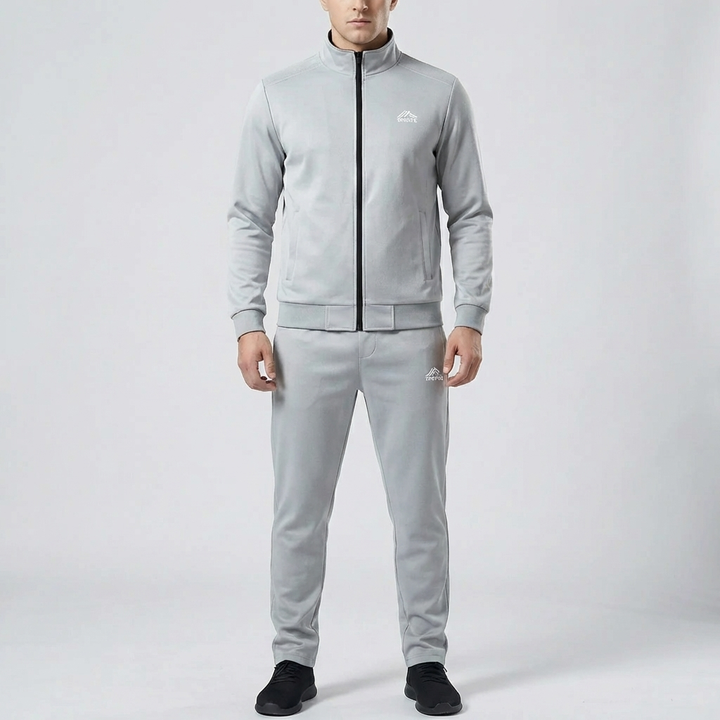 Full Zip Jacka Och Byxor Set för Män
