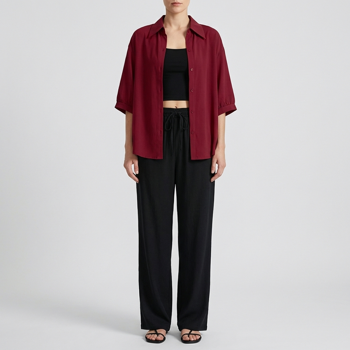3-delars Casual Kvinnors Outfit Set