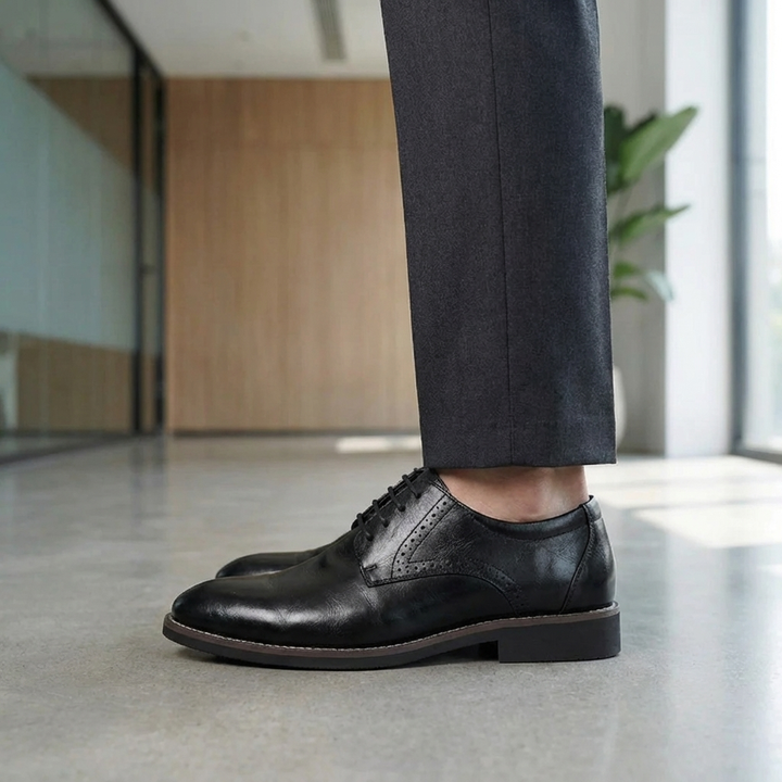 Lace-Up Oxford Sko För Män