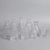 Präglad Klar Glasvas Set