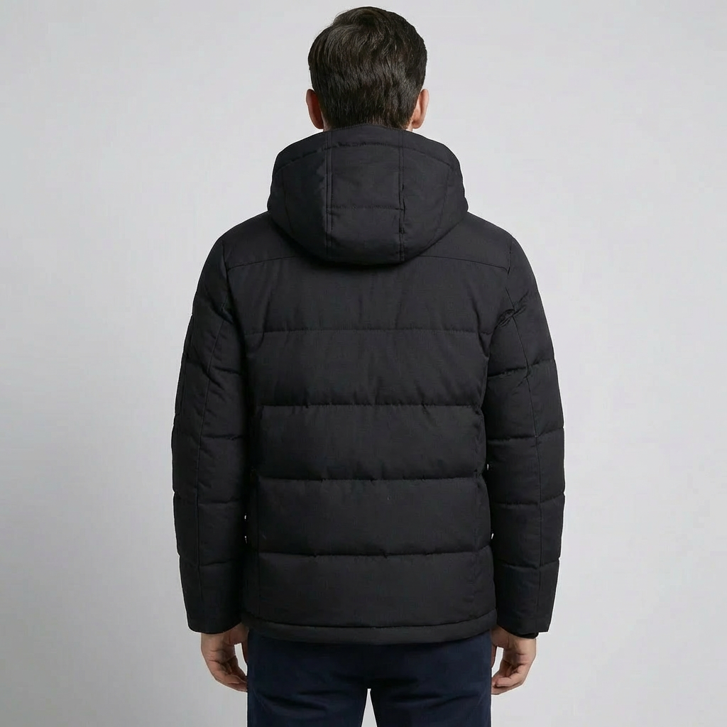 Isolerad Hooded Vinterjacka för Män