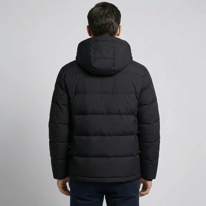 Isolerad Hooded Vinterjacka för Män
