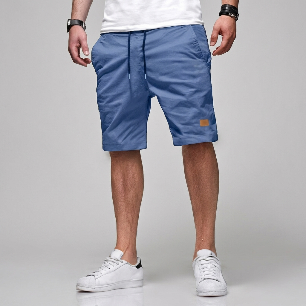 Dragbandsshorts för män