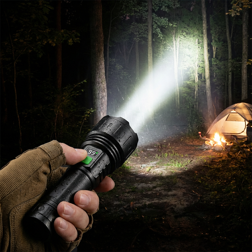 Högpresterande Uppladdningsbar LED Ficklampa