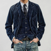 Stilren Vintage Blazer och Väst Set