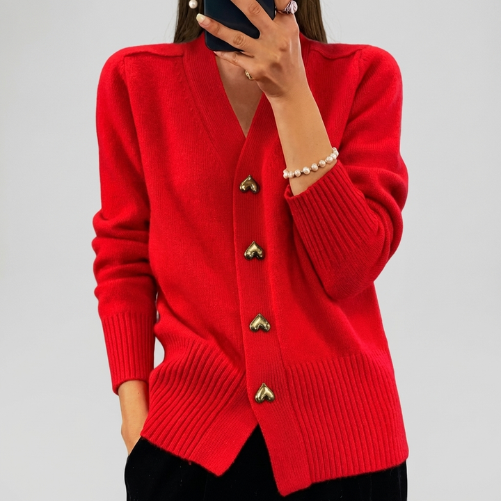 Varmth, Elegans och Tidlös Feminin Charm Cardigan