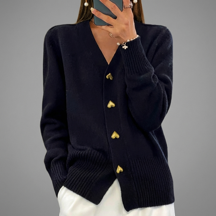 Varmth, Elegans och Tidlös Feminin Charm Cardigan
