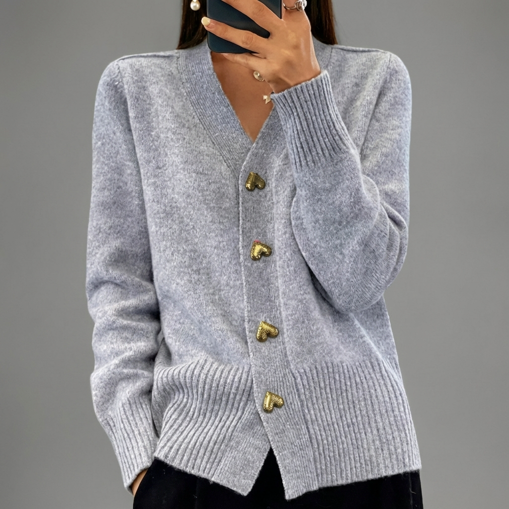 Varmth, Elegans och Tidlös Feminin Charm Cardigan