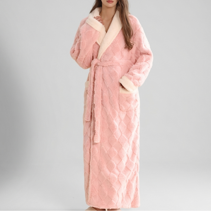 Ultimata Kvinnors Tjocka Hooded Flanell Badrock