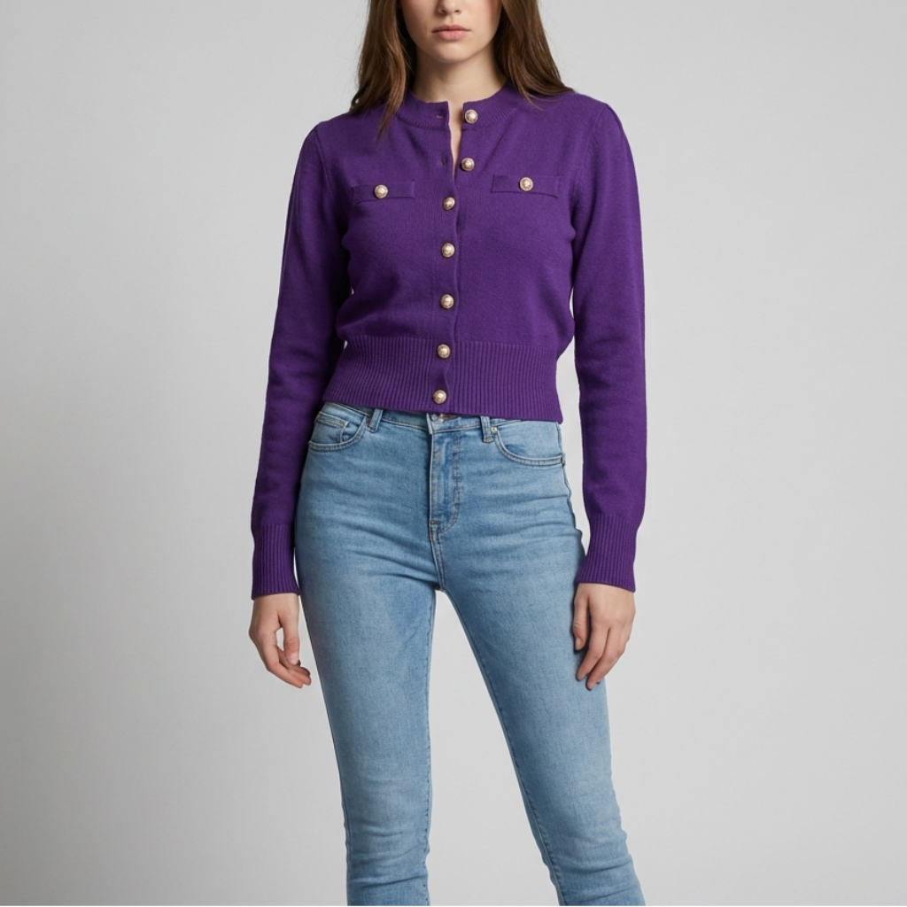 Elegant Kvinnors Cardigan för Sommar