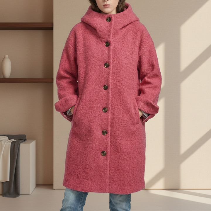 Kvinnors Hooded Vinterjacka