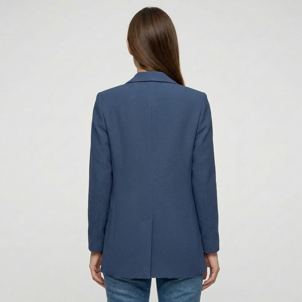 Veltona - Öppen-fram Kvinnors Lång Blazer
