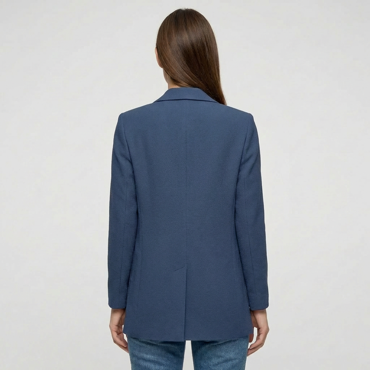 Veltona - Öppen-fram Kvinnors Lång Blazer