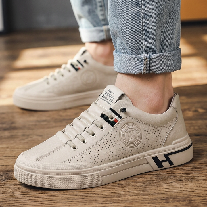 Låg-top Snörning Casual Sneaker för Män