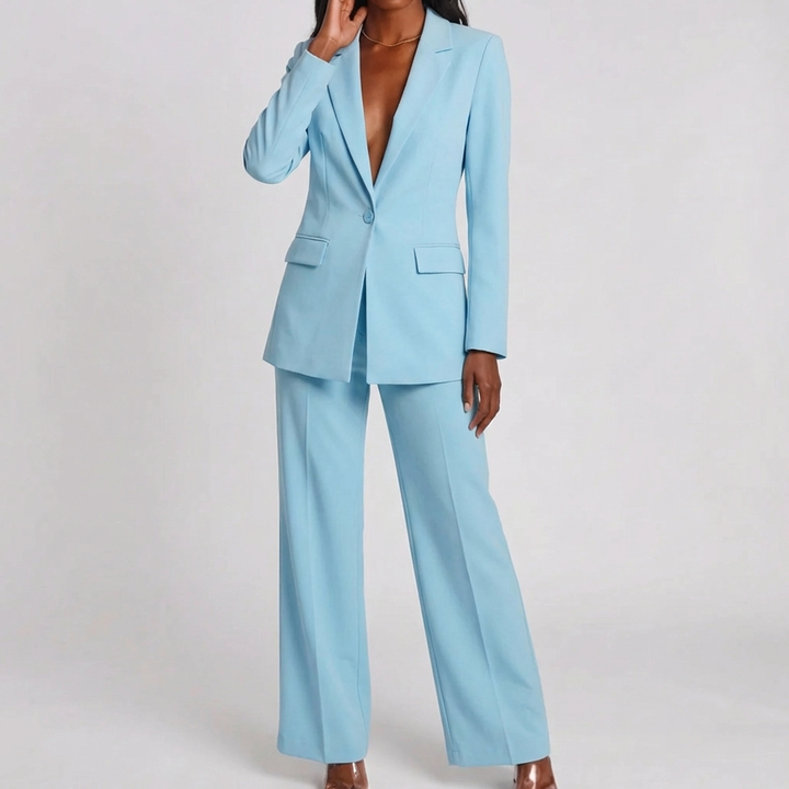 Matchande Blazer Och Byxa Set
