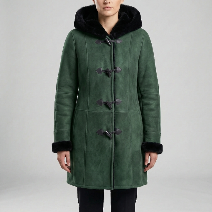 Colvara - Huva Toggle-stängning Mid-Length Kappa