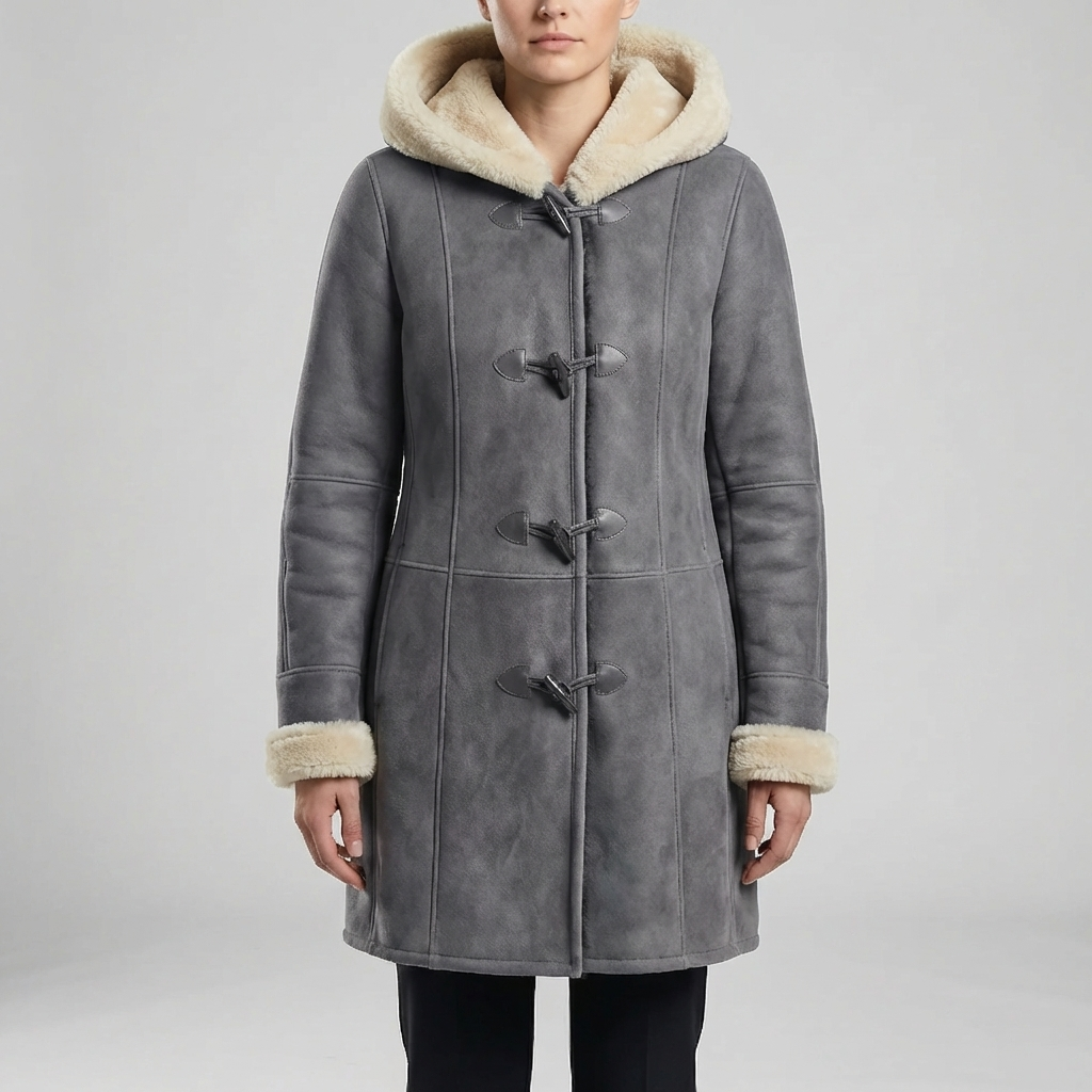 Colvara - Huva Toggle-stängning Mid-Length Kappa