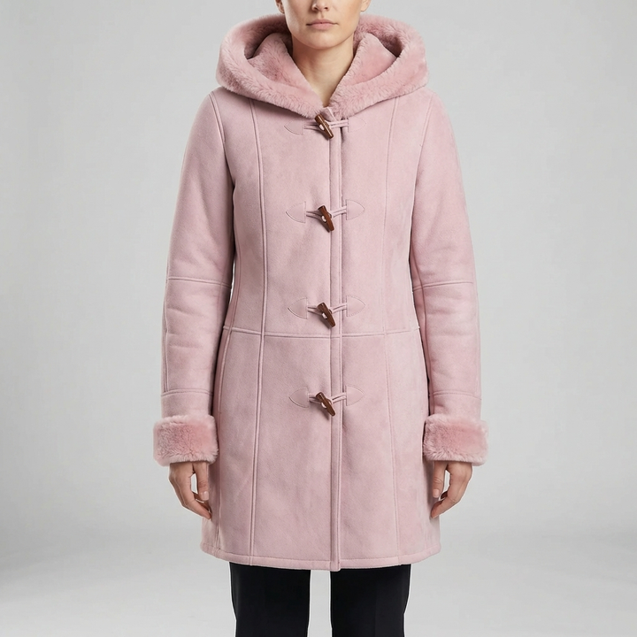 Colvara - Huva Toggle-stängning Mid-Length Kappa