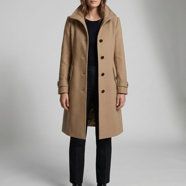 Clarisca - Halvpassad Trench Coat till Midjan