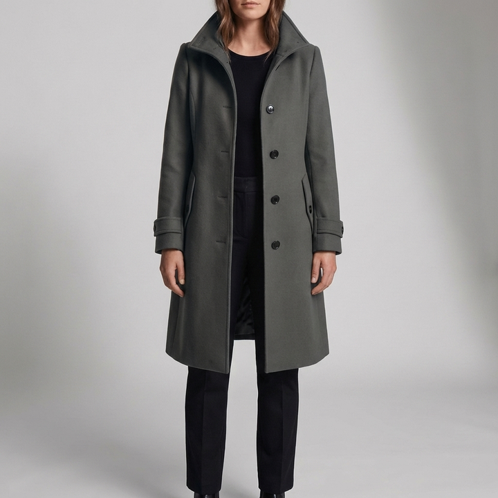 Clarisca - Halvpassad Trench Coat till Midjan
