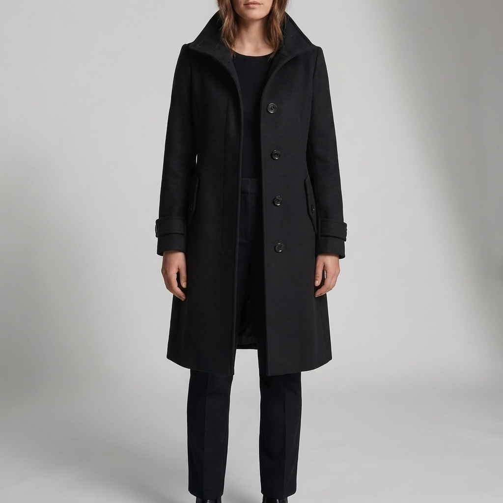 Clarisca - Halvpassad Trench Coat till Midjan