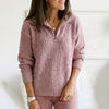 Halv-Zip Ståkrage Pullover