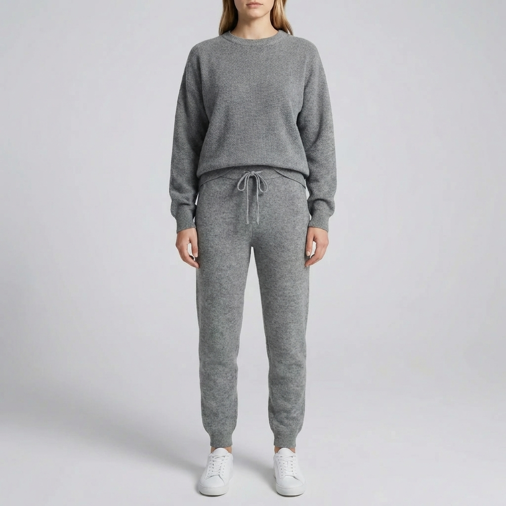 Matchande Sweatshirt Och Jogger Set