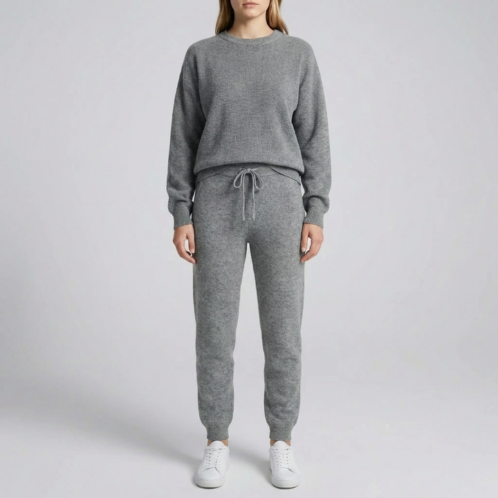 Matchande Sweatshirt Och Jogger Set