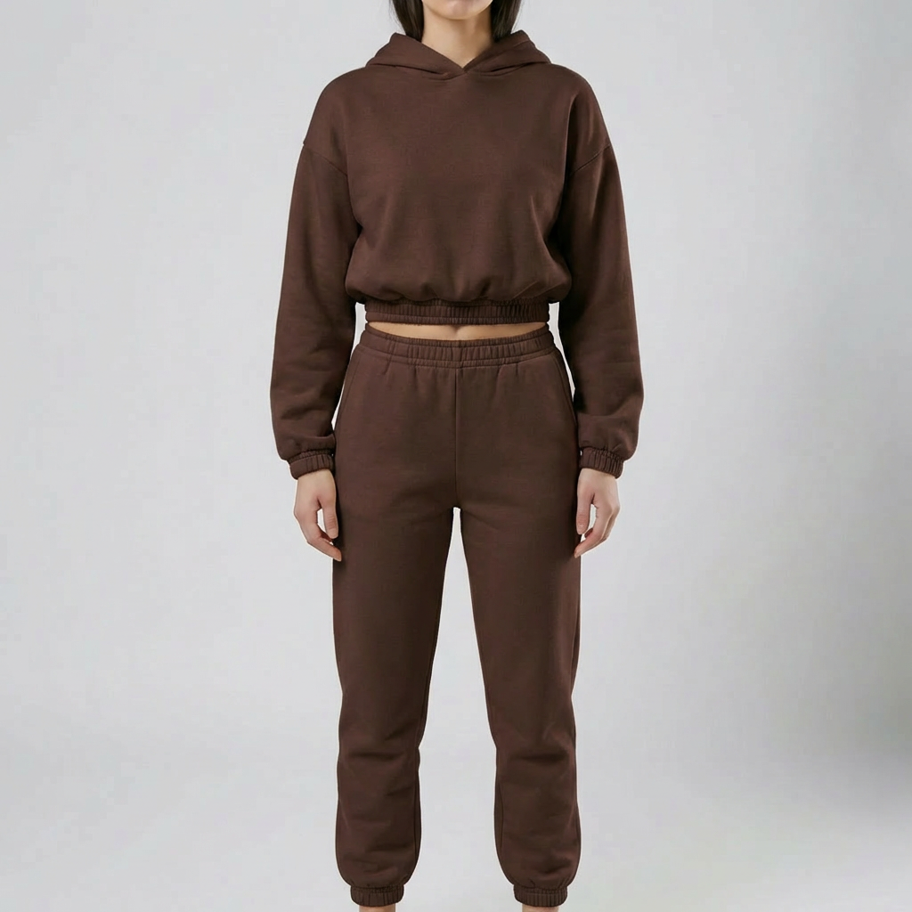 Matchande Hoodie Och Jogger Set