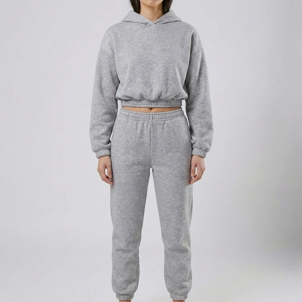 Matchande Hoodie Och Jogger Set
