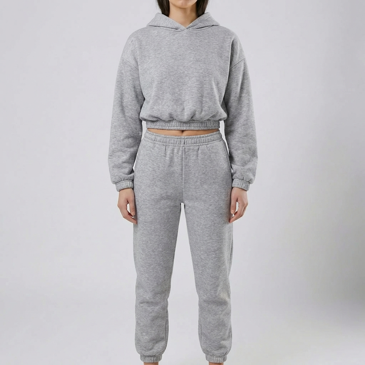Matchande Hoodie Och Jogger Set