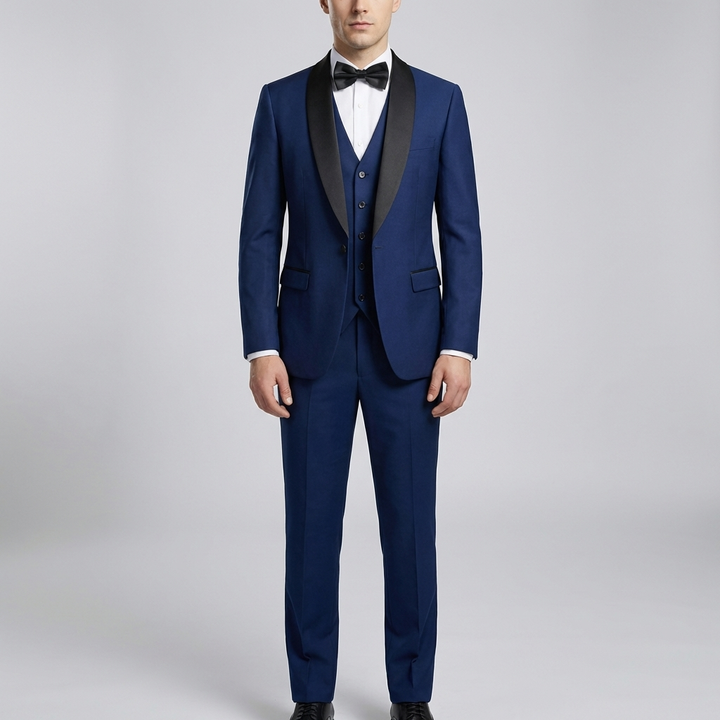 Slim Fit 3-delad Formell Kostym Set