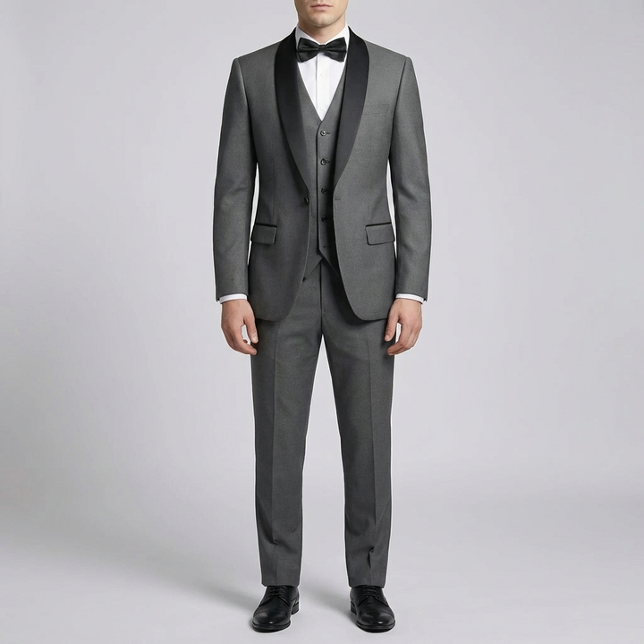 Slim Fit 3-delad Formell Kostym Set