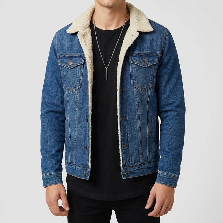 Tidlös Denimjacka för Män