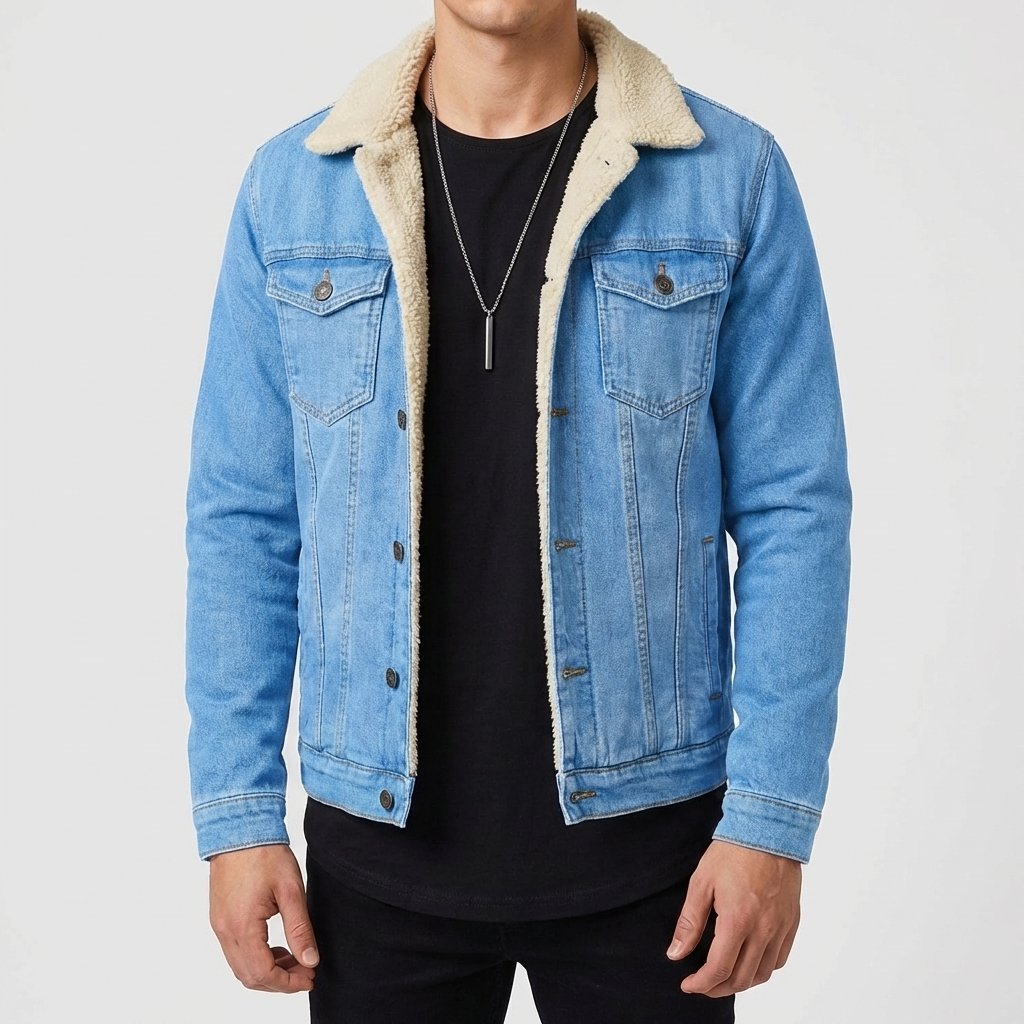 Tidlös Denimjacka för Män
