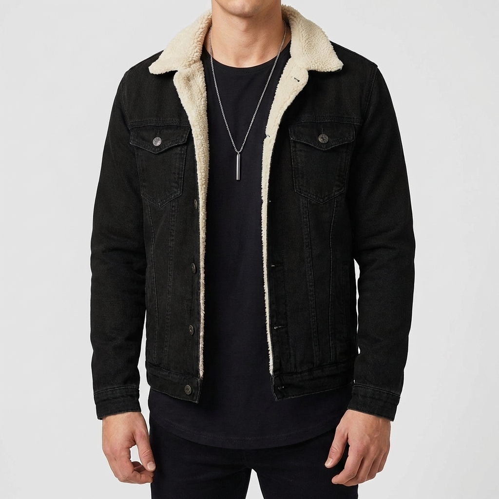 Tidlös Denimjacka för Män