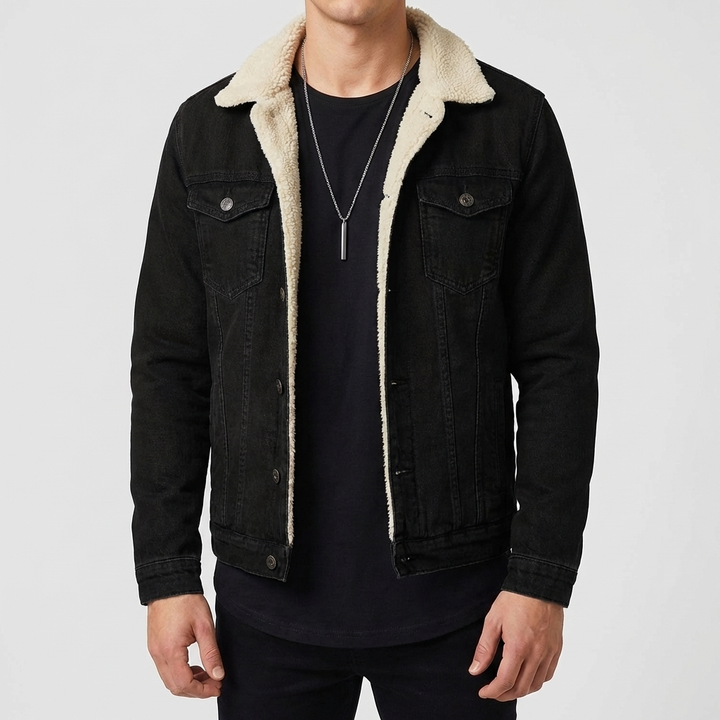 Tidlös Denimjacka för Män