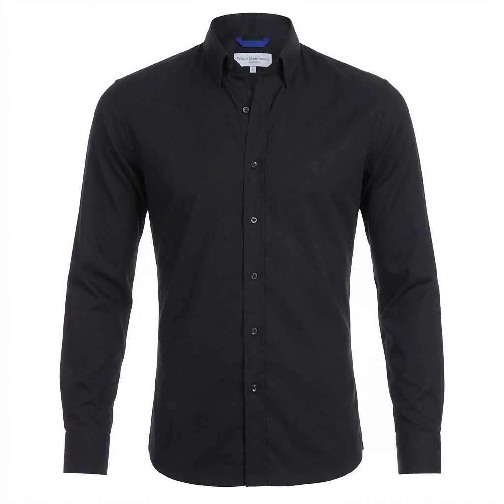 Slim Fit Långärmad för Män