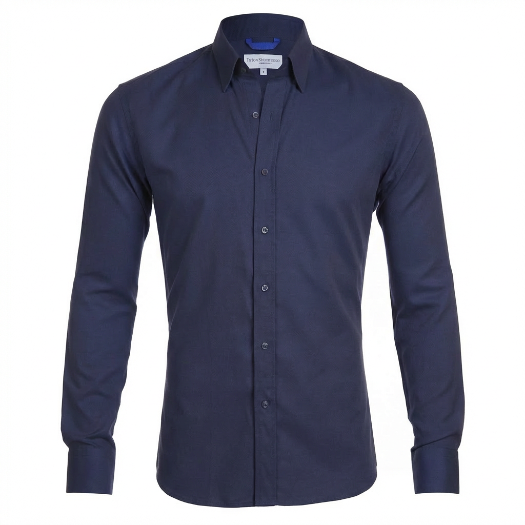 Slim Fit Långärmad för Män