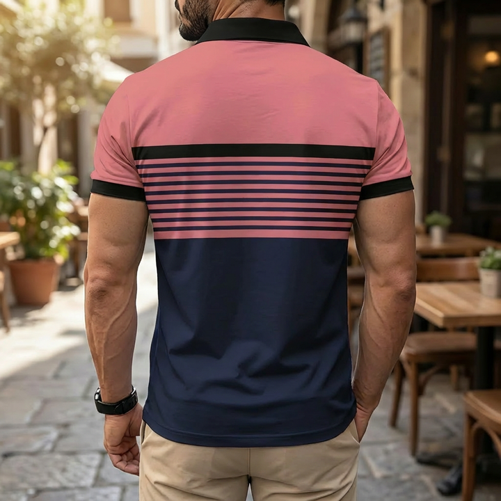 Enkel stil och bra passform polo för män