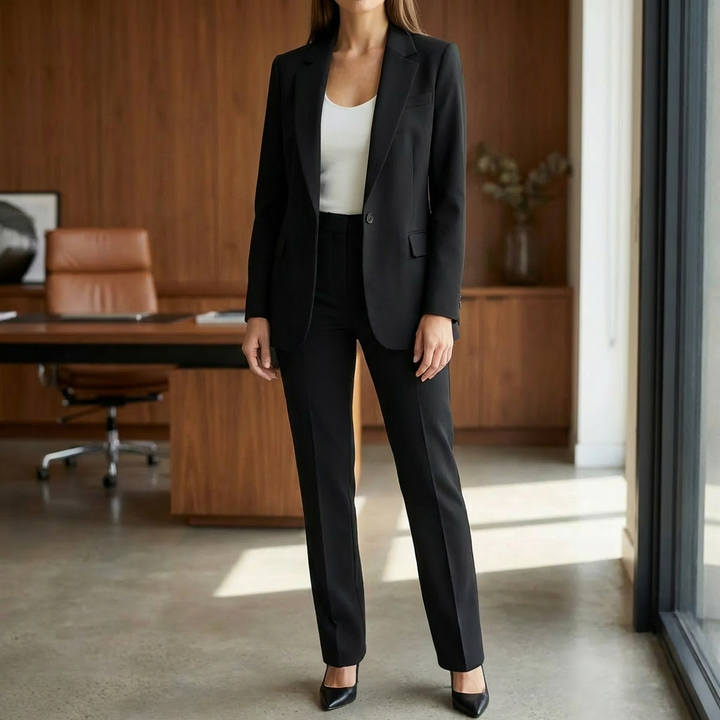Blazer och Byx Set för Kvinnor