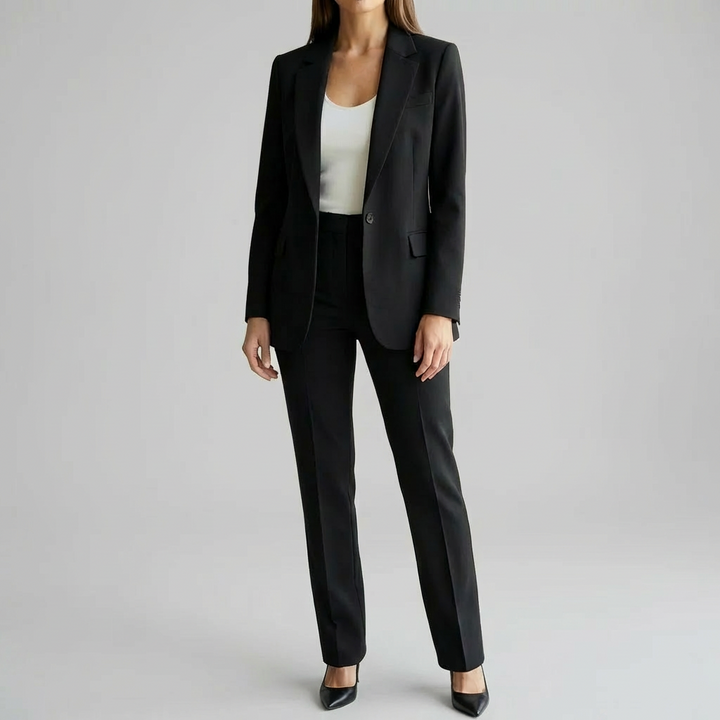 Blazer och Byx Set för Kvinnor