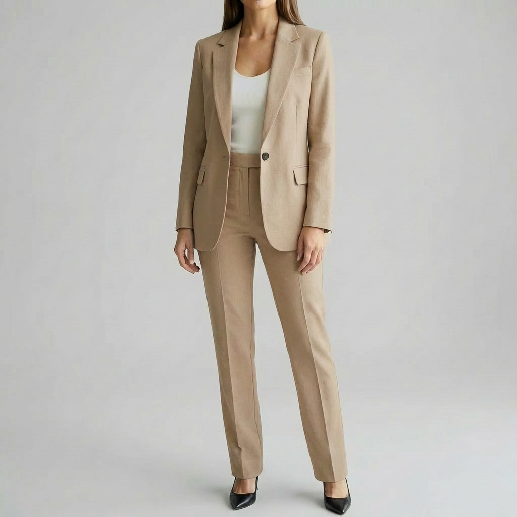 Blazer och Byx Set för Kvinnor
