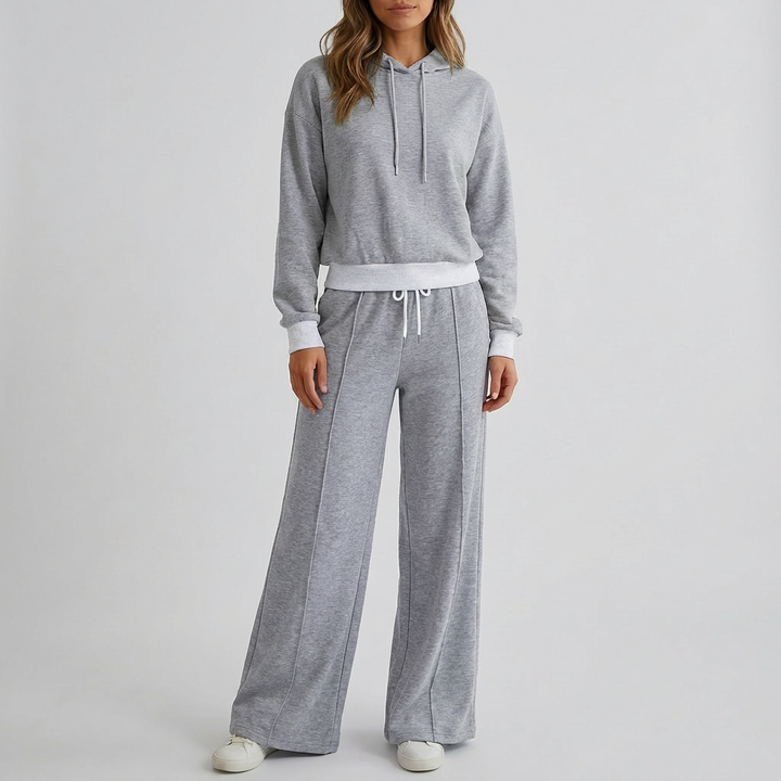 Stiligt Två-Delar Jogging Lounge Set för Kvinnor