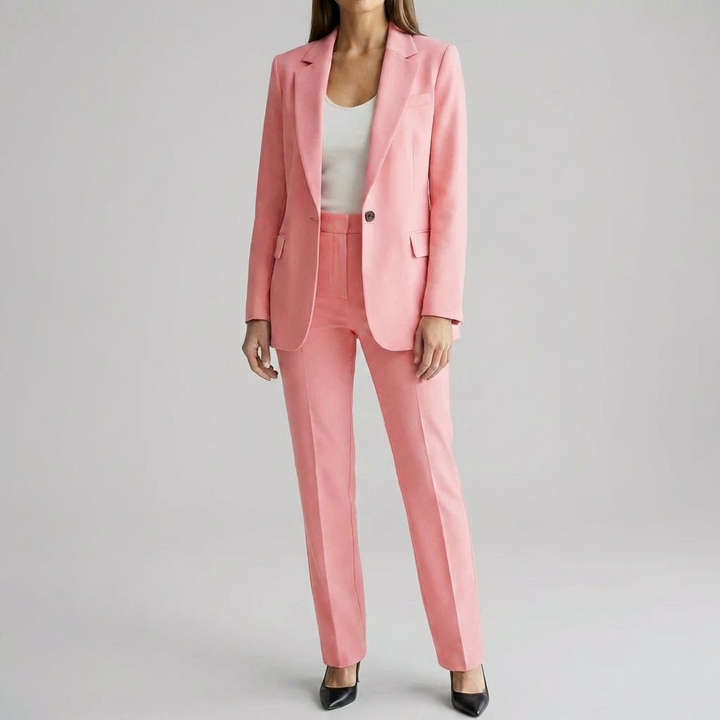 Blazer och Byx Set för Kvinnor