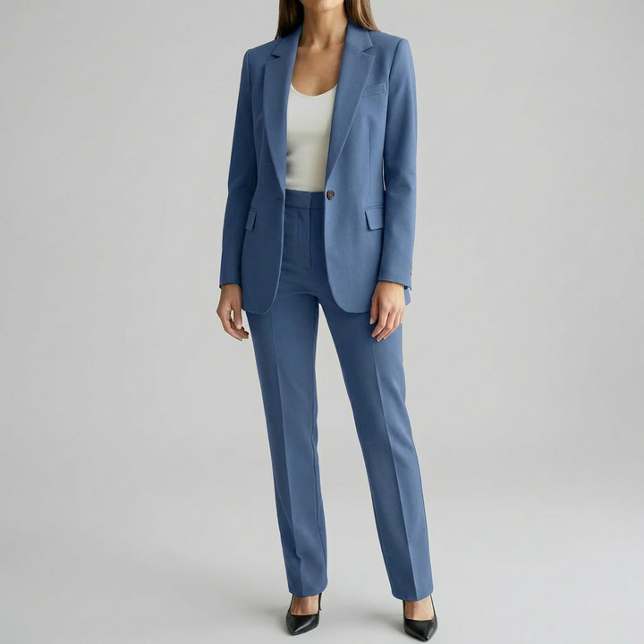 Blazer och Byx Set för Kvinnor
