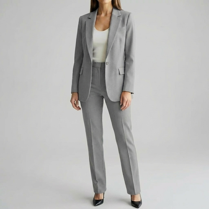 Blazer och Byx Set för Kvinnor