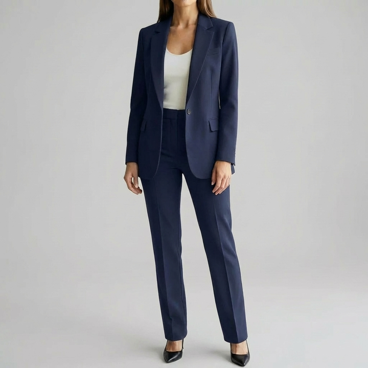 Blazer och Byx Set för Kvinnor
