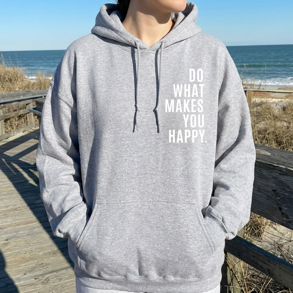 Inspirera Hoodie med Motiverande Tryck för Kvinnor